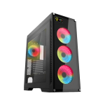 کیس گیمینگ گیم مکس GAMEMAX Rainbow M911 رنگ مشکی