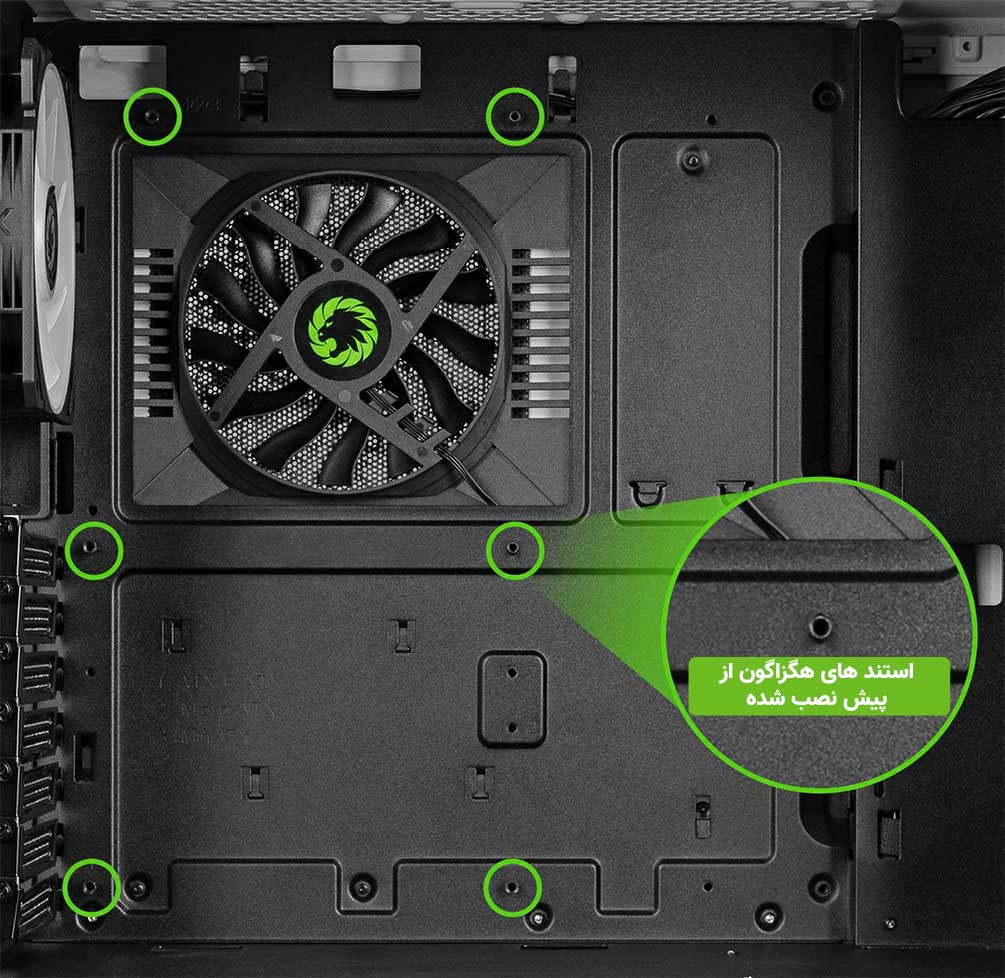 کیس گیمینگ گیم مکس GAMEMAX Contac COC