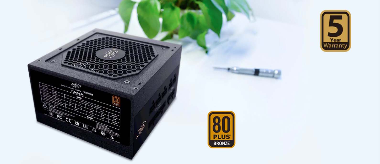 پاور - منبع تغذیه ديپ كول مدل Deepcool DA600-M Bronz پاور - منبع تغذیه ديپ كول مدل Deepcool DA600-M Bronz