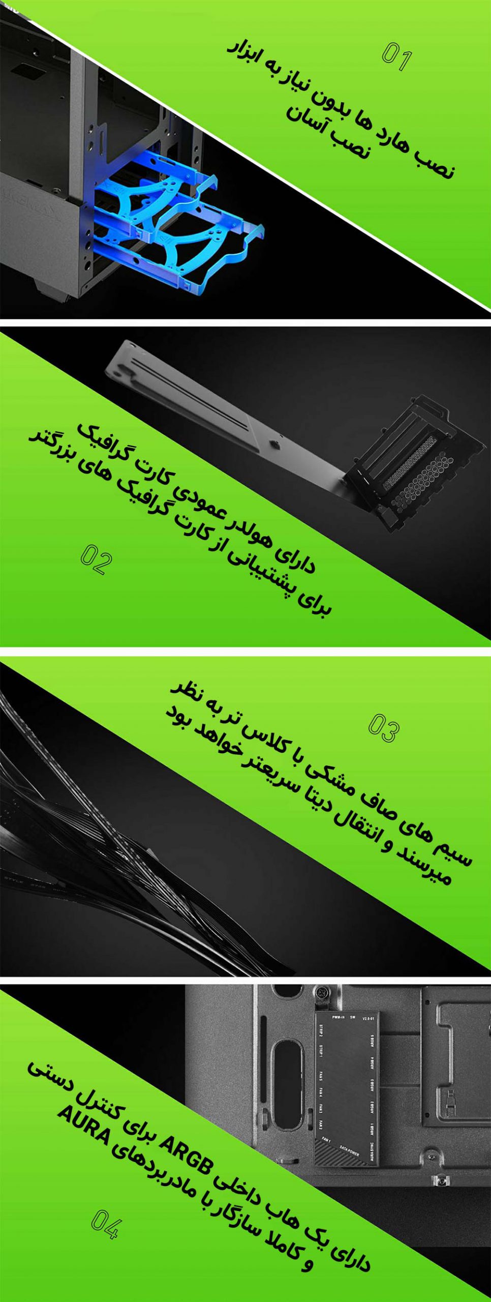 کیس گیمینگ گیم مکس GAMEMAX Contac COC
