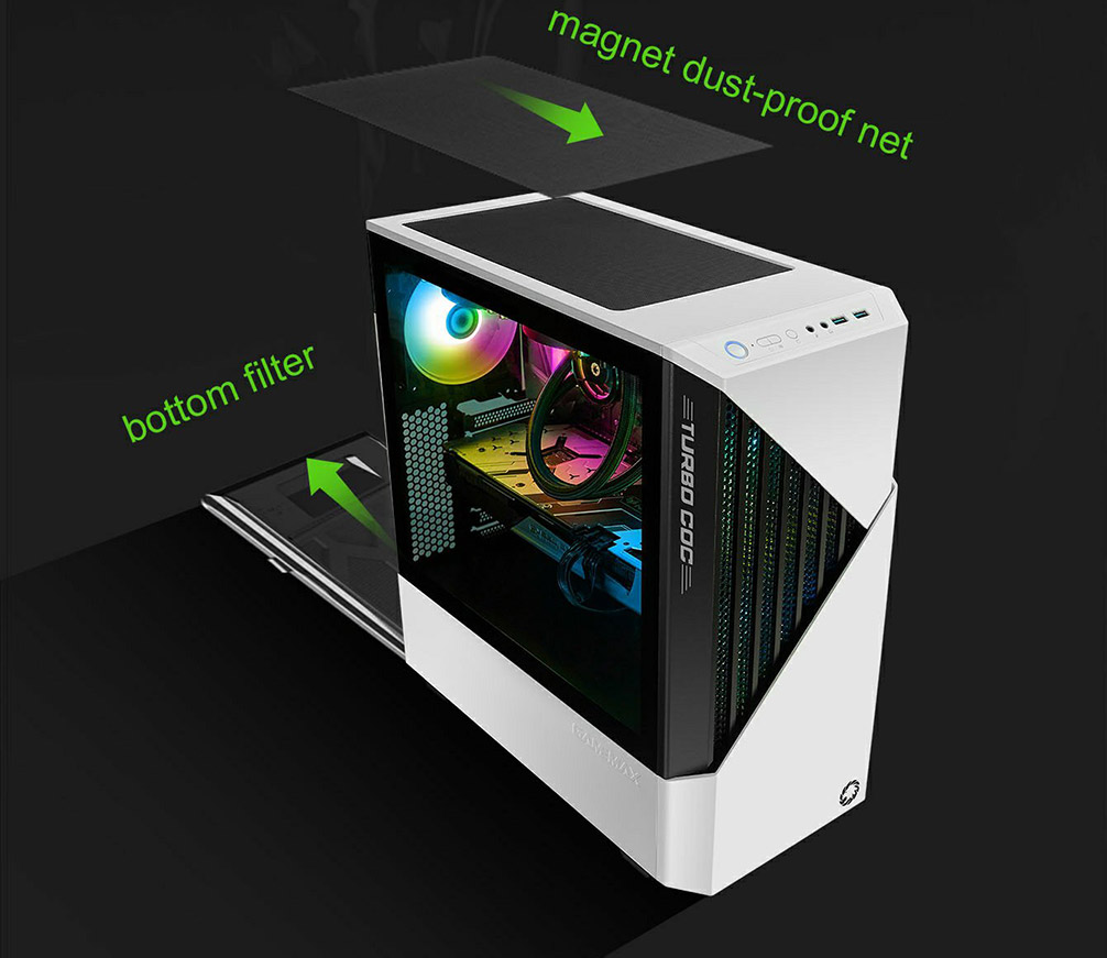 کیس گیمینگ گیم مکس GAMEMAX Contac COC