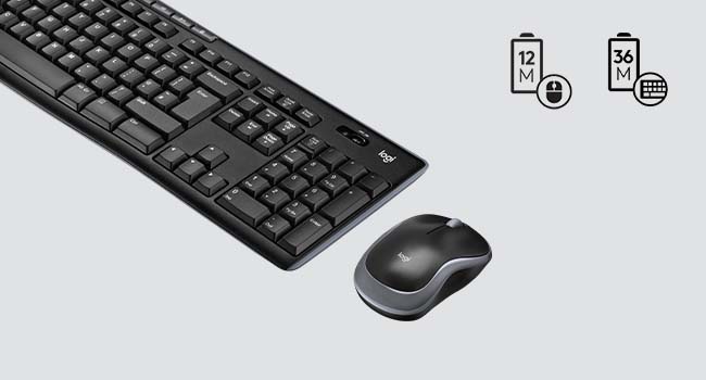 کیبورد و موس بی سیم لاجیتک Logitech MK270