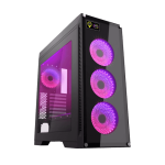کیس گیمینگ گیم مکس GAMEMAX Rainbow M911 رنگ مشکی