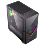 کیس گیمینگ گیم مکس GAMEMAX CYCLOPS BR رنگ مشکی قرمز