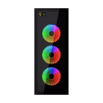 کیس گیمینگ گیم مکس GAMEMAX Rainbow M911 رنگ مشکی
