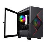 کیس گیمینگ گیم مکس GAMEMAX CYCLOPS BR رنگ مشکی قرمز
