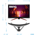 مانیتور گیمینگ بنکیو مدل BenQ EX2710R