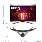 مانیتور گیمینگ بنکیو مدل BenQ EX3210R