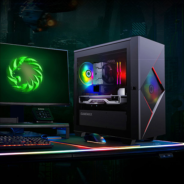 کیس گیمینگ گیم مکس GAMEMAX CYCLOPS BR