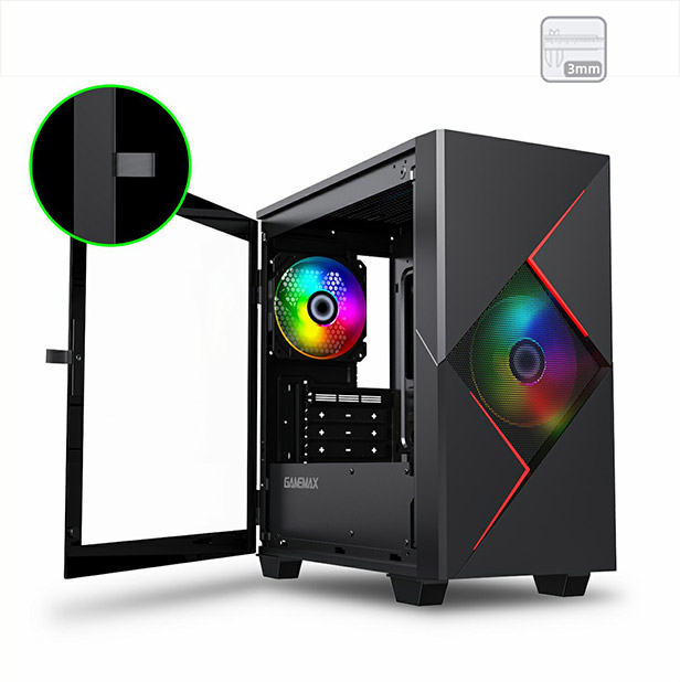 کیس گیمینگ گیم مکس GAMEMAX CYCLOPS BR