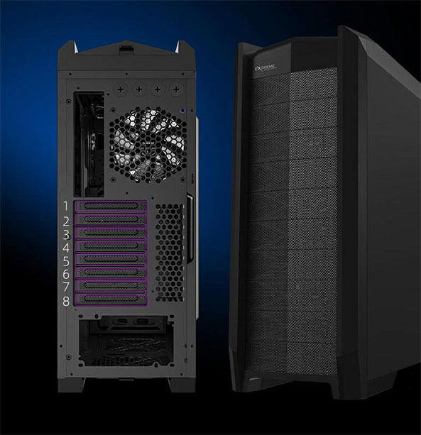 کیس گیمینگ گیم مکس Dragon Knight ARGB رنگ مشکی