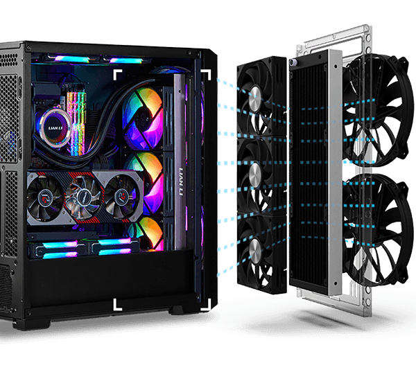 کیس گیمینگ لیان لی Lian Li Lancool 215