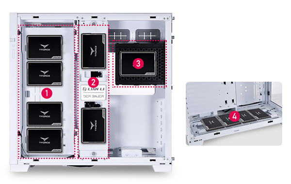کیس گیمینگ لیان لی Lian Li O11 Dynamic Evo کیس گیمینگ لیان لی Lian Li O11 Dynamic Evo