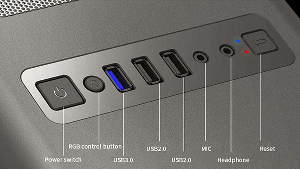 کیس گیمینگ گیم مکس GAMEMAX Rockstar RGB رنگ مشکی