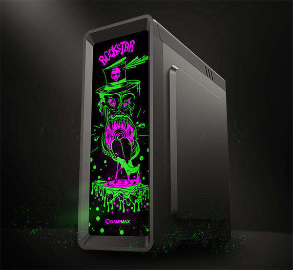 کیس گیمینگ گیم مکس GAMEMAX Rockstar RGB رنگ مشکی