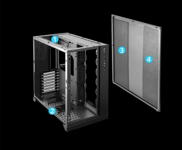 کیس گیمینگ لیان لی Lian Li O11 Dynamic Razer Edition