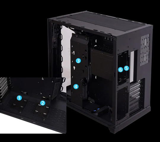 کیس گیمینگ لیان لی Lian Li O11 Dynamic Razer Edition