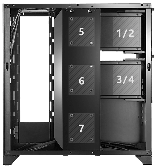 کیس گیمینگ لیان لی Lian Li O11 Dynamic ROG Certify XL کیس گیمینگ لیان لی Lian Li O11 Dynamic ROG Certify XL