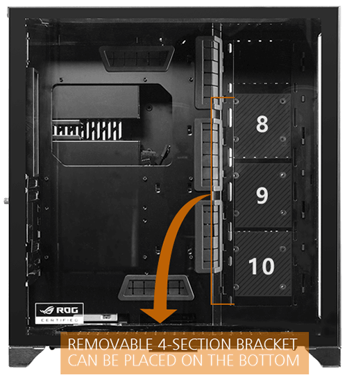 کیس گیمینگ لیان لی Lian Li O11 Dynamic ROG Certify XL کیس گیمینگ لیان لی Lian Li O11 Dynamic ROG Certify XL