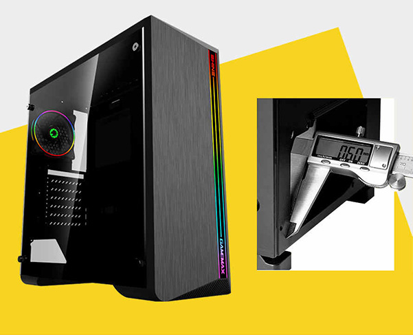 کیس گیمینگ گیم مکس GAMEMAX Shine رنگ مشکی