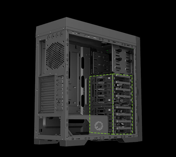 کیس گیمینگ گیم مکس GAMEMAX Titan Silent رنگ مشکی