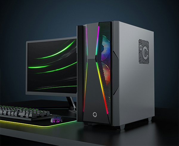 کیس گیمینگ گیم مکس GAMEMAX Typhoon COC رنگ مشکی