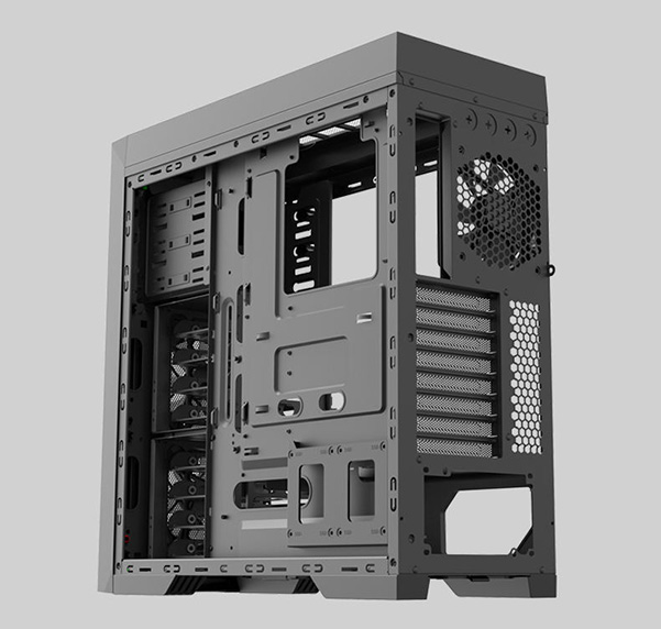کیس گیمینگ گیم مکس GAMEMAX Titan Silent رنگ مشکی