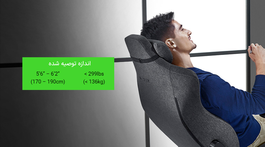 صندلی گیمینگ ریزر Razer Iskur Fabric