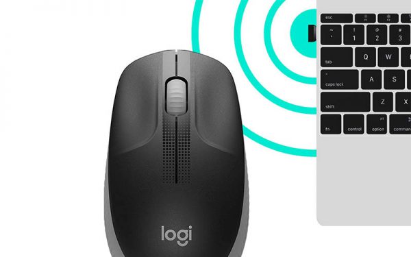 موس گیمینگ بی سیم لاجیتک مدل Logitech M190 Charcoal