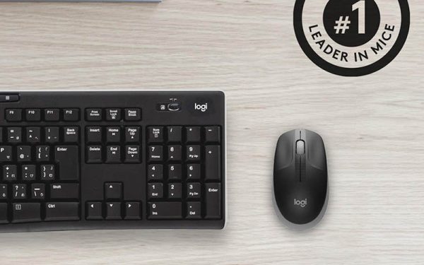 موس گیمینگ بی سیم لاجیتک مدل Logitech M190 Charcoal
