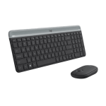 کیبورد و موس بی سیم لاجیتک Logitech MK470 Graphite