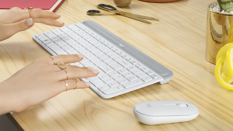 کیبورد و موس بی سیم لاجیتک Logitech MK470 Graphite