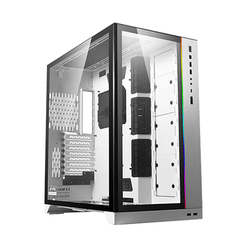 کیس گیمینگ لیان لی Lian Li O11 Dynamic ROG Certify XL رنگ نقره ای