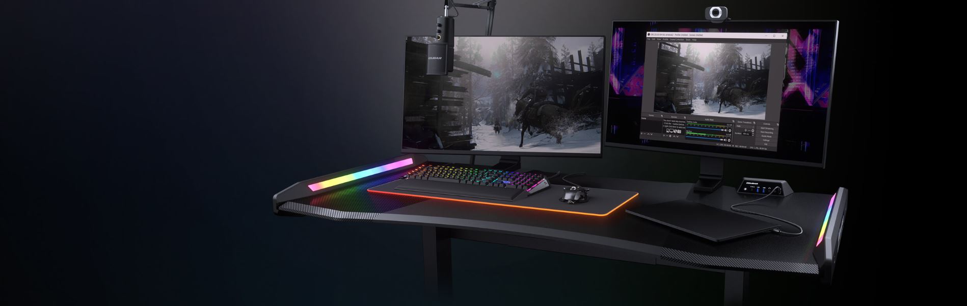 ميز گيمينگ کوگار Cougar Mars 150-Pro