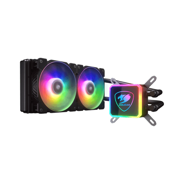 خنک کننده پردازنده کوگار مشکی مدل COUGAR AQUA 240 ARGB