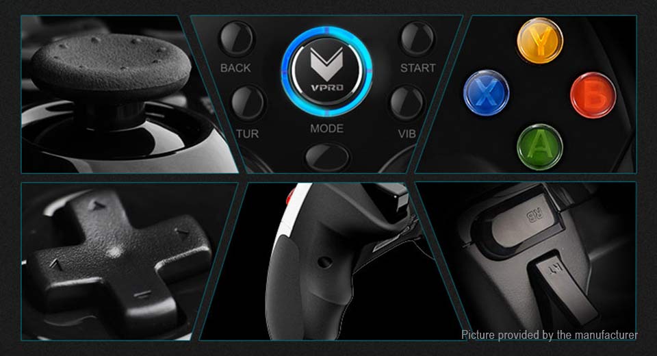 دسته بازی رپو مدل Rapoo Gamepad V600S Wireless Vibration