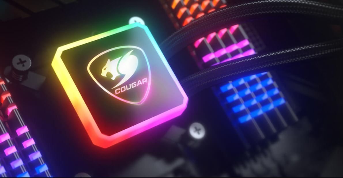 خنک کننده پردازنده کوگار مشکی مدل COUGAR AQUA 240 ARGB