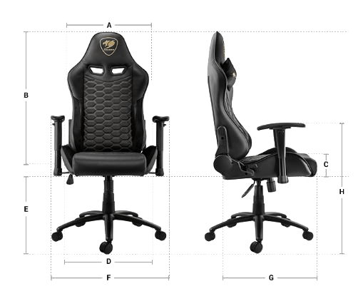 صندلی گیمینگ کوگار Cougar Outrider Black صندلی گیمینگ کوگار Cougar Outrider Black