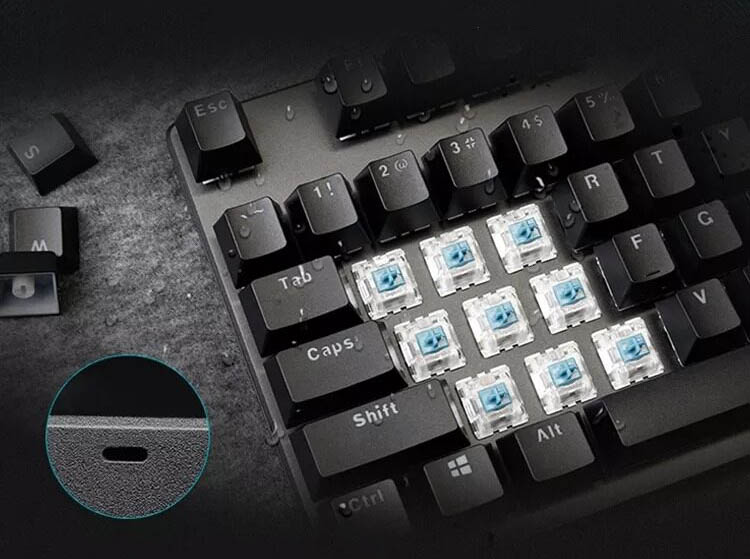 کيبورد گيمينگ مكانيكال رپو Rapoo Keyboard V700 RGB ALLOY