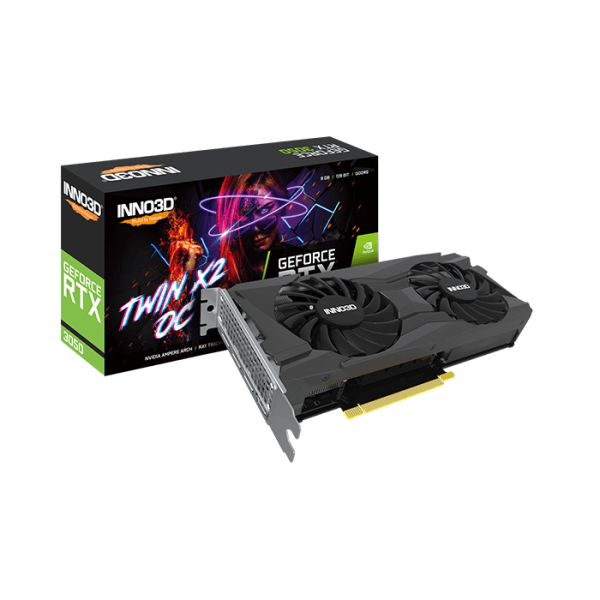 کارت گرافیک اينو تري دي مدل INNO3D GEFORCE RTX3050 - TWIN X2 OC