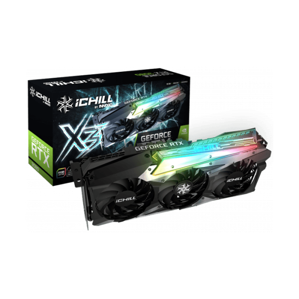 کارت گرافیک اينو تري دي مدل INNO3D GEFORCE RTX3080 - ICHILL X3 LHR