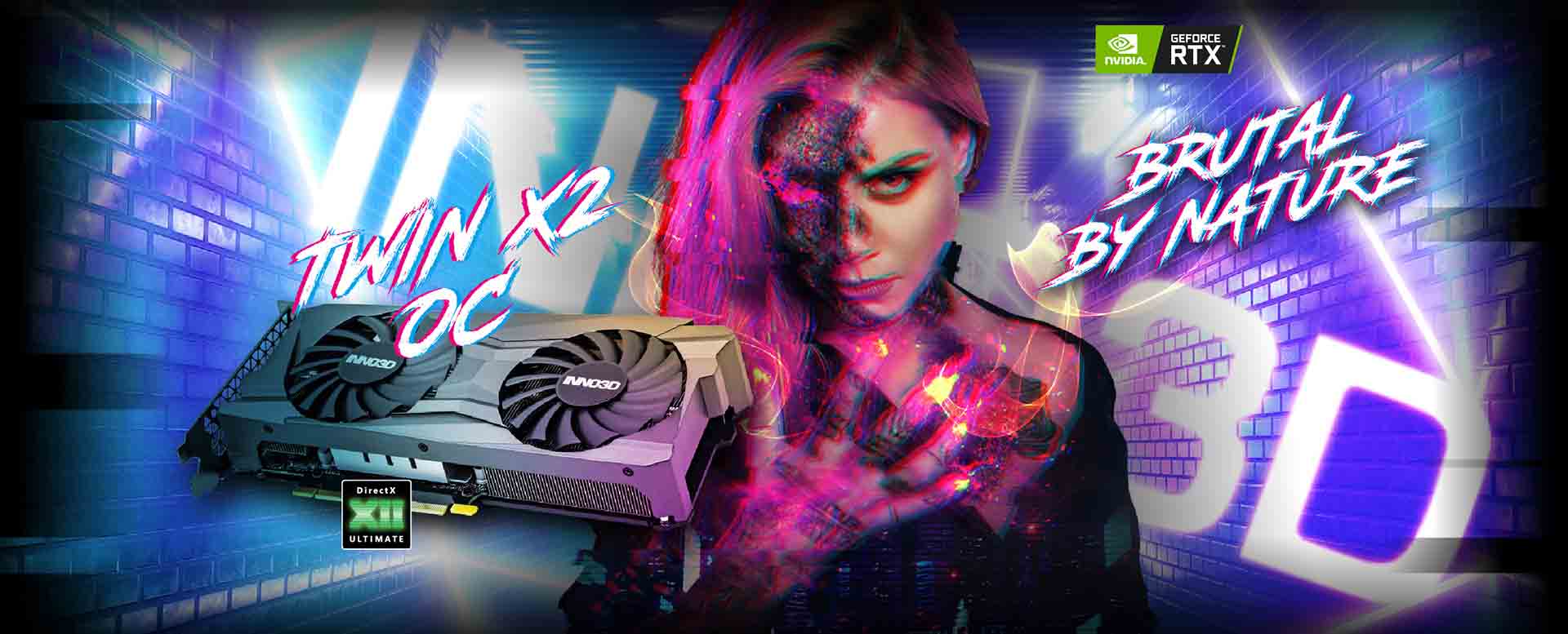 کارت گرافیک اينو تري دي مدل INNO3D GEFORCE RTX3050 - TWIN X2 OC
