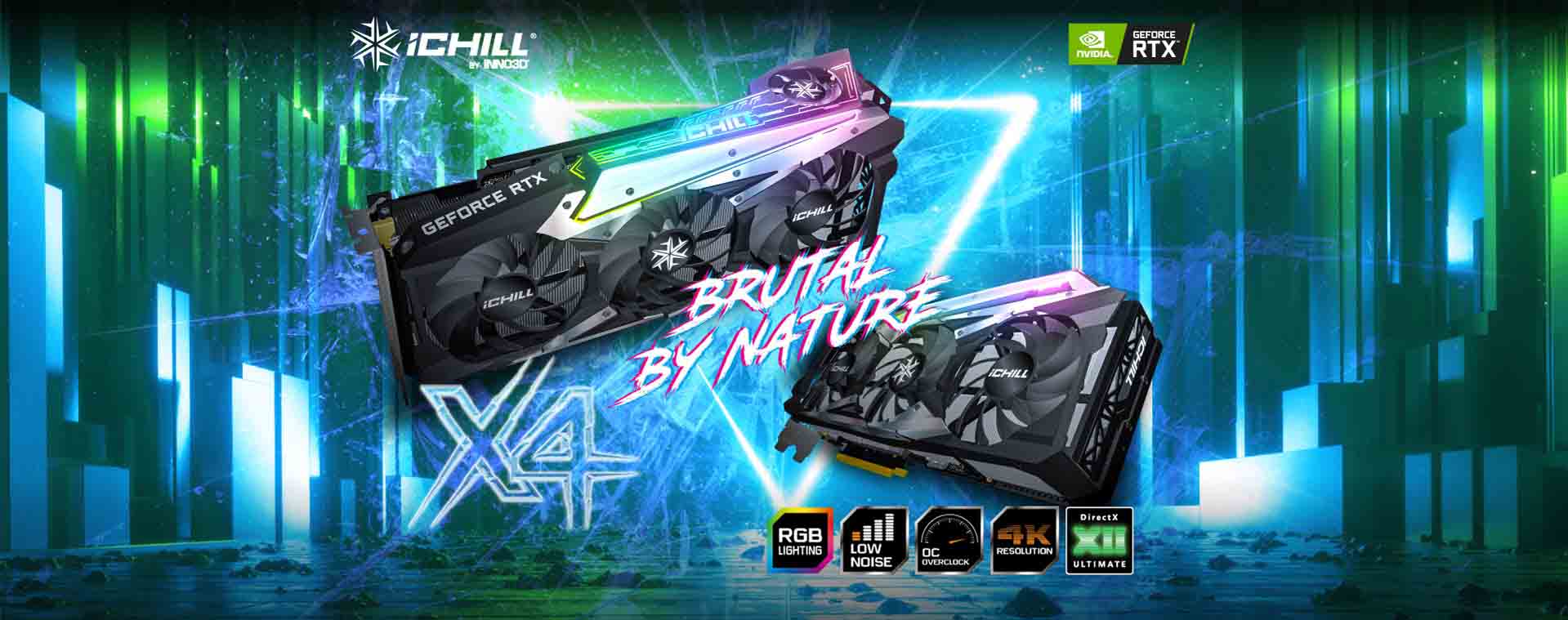 کارت گرافیک اينو تري دي مدل INNO3D GEFORCE RTX3070 TI - ICHILL X4
