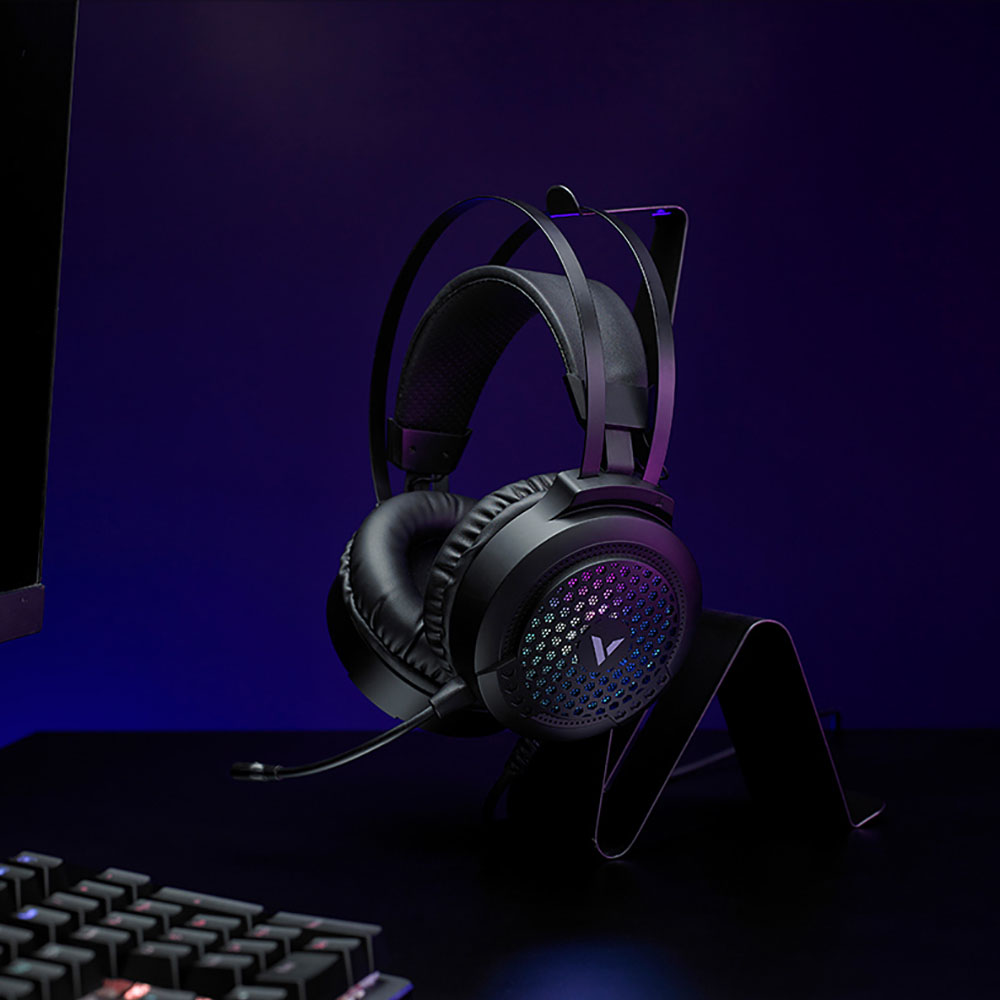 هدست گیمینگ رپو مدل Rapoo Gaming Headset IIIuminated VH120