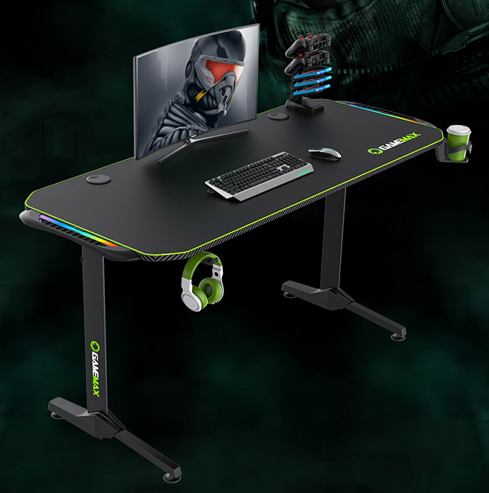 ميز گيمينگ گیم مکس مدل Gamemax D140 Carbon RGB