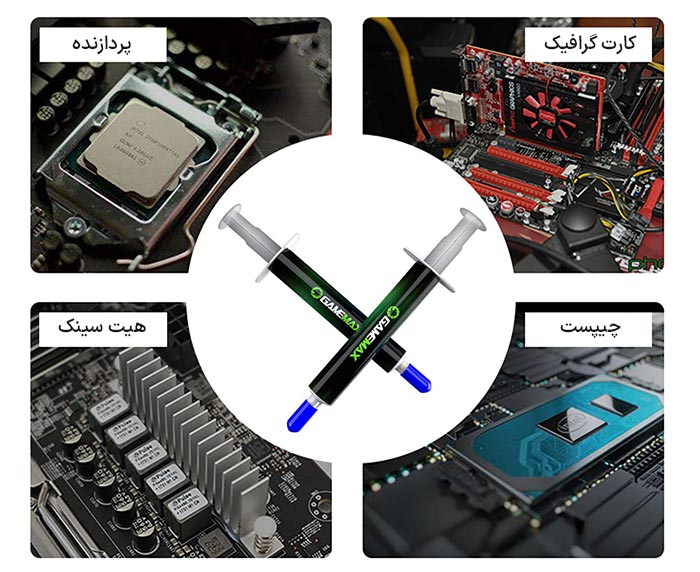 خمیر حرارتی CPU گیم مکس مدل TG3