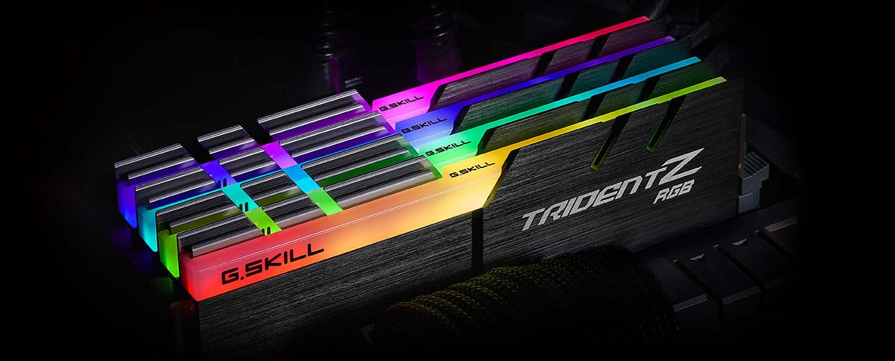 حافظه رم دسکتاپ دو کاناله G.SKILL مدل Trident Z RGB DDR4 32GB 4266MHz CL17 حافظه رم دسکتاپ دو کاناله G.SKILL مدل Trident Z RGB DDR4 32GB 4266MHz CL17