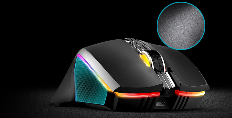 موس گیمینگ رپو مشکی مدل Rapoo Gaming Mouse Wired Wirless V20 PRO
