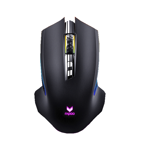 موس گیمینگ رپو مشکی مدل Rapoo Gaming Mouse Wired Wirless V20 PRO