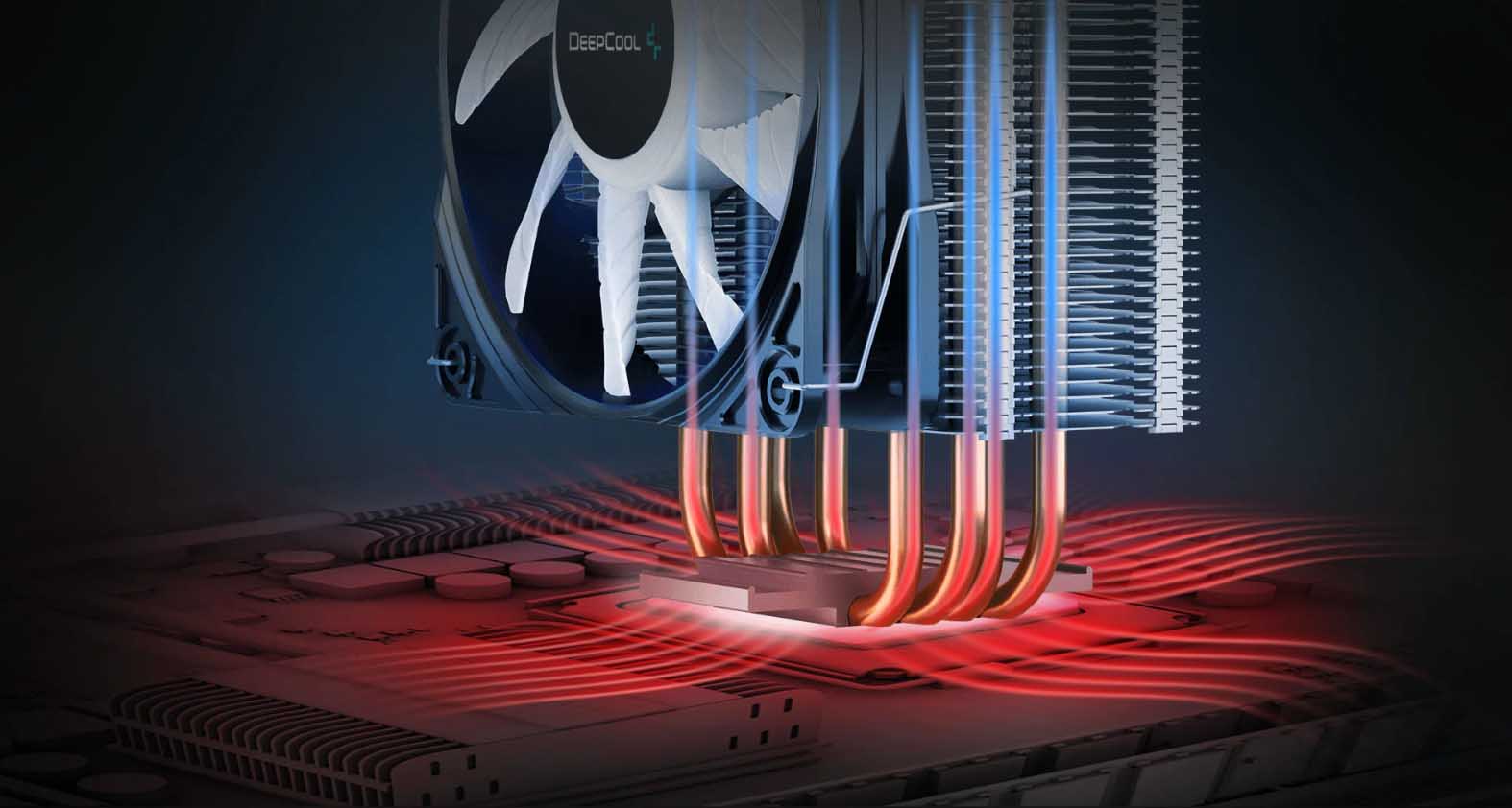 فن خنک کننده CPU دیپ کول مدل GAMMAXX GTE V2